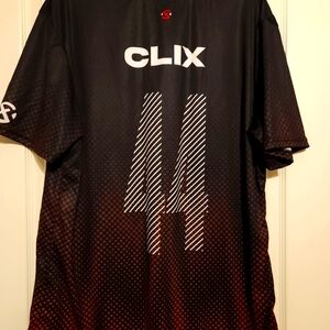 XSET Clix Black and Red Jersey Fortnite